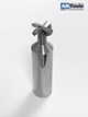 4 flute milling cutter with 30° helix